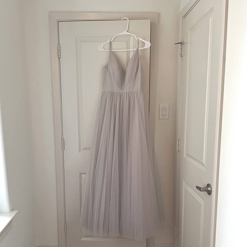 Revelry “Penelope Tulle” Bridesmaid dress, color “Mist”- Size 4 - never altered!